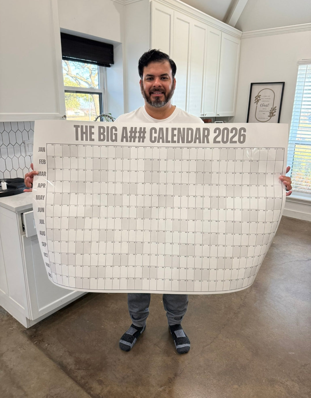 Giant Dry-Erase Year Planner (2026)